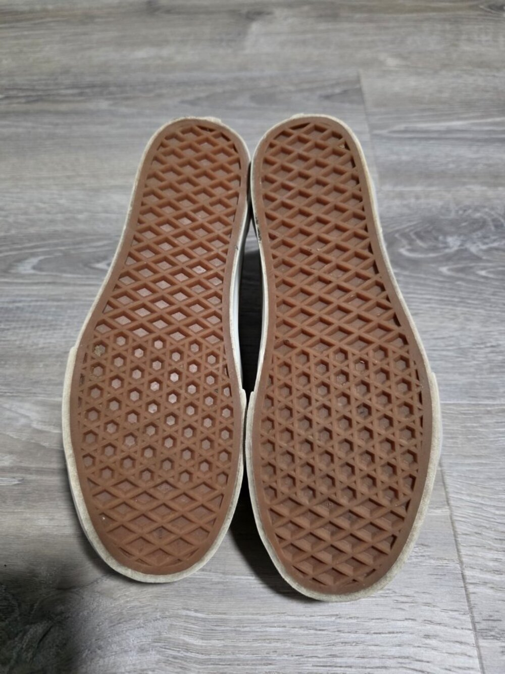 VANS Ward Platform (Size 7) Beige and White Women's Sneakers - Picture 5 of 7